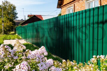 Как сделать забор по кругу